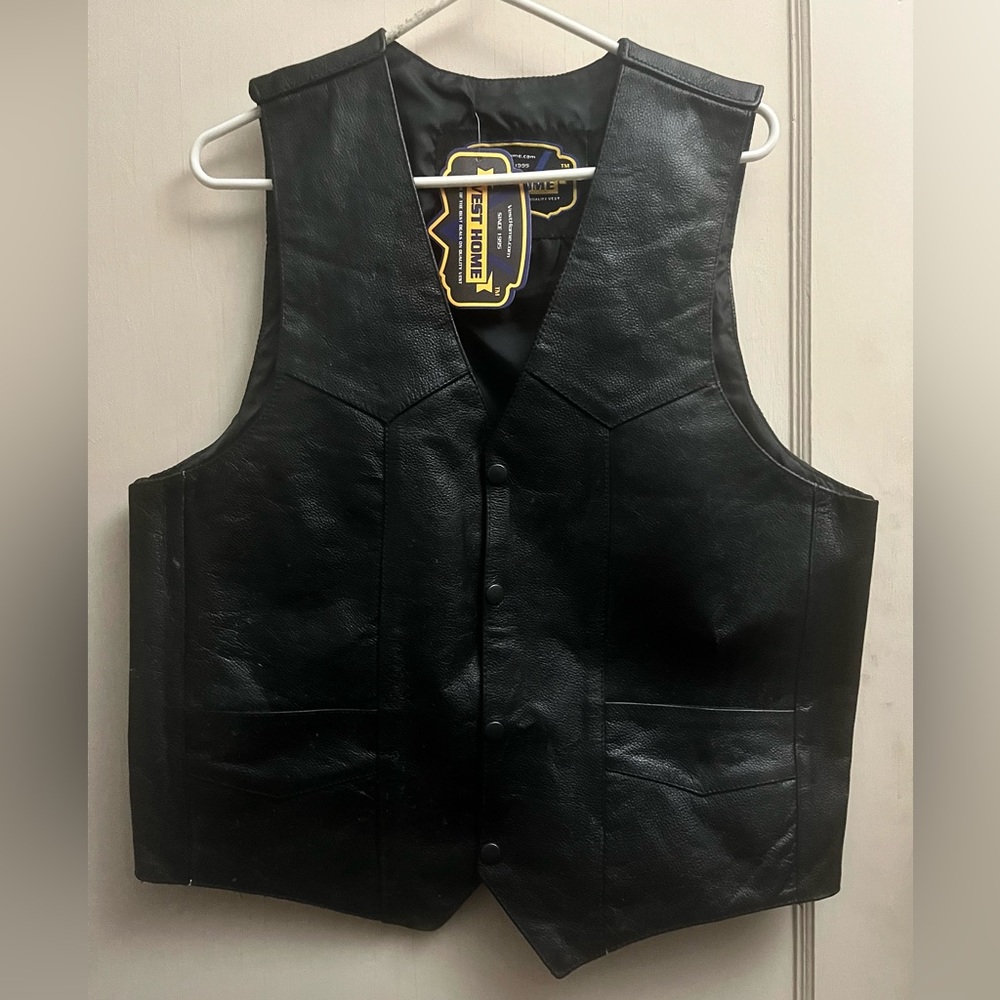 Leather Vest Size 42